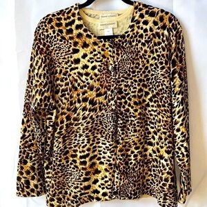 Draper's & Damon's 2 pc Petite Tank Cardigan Sweater Set